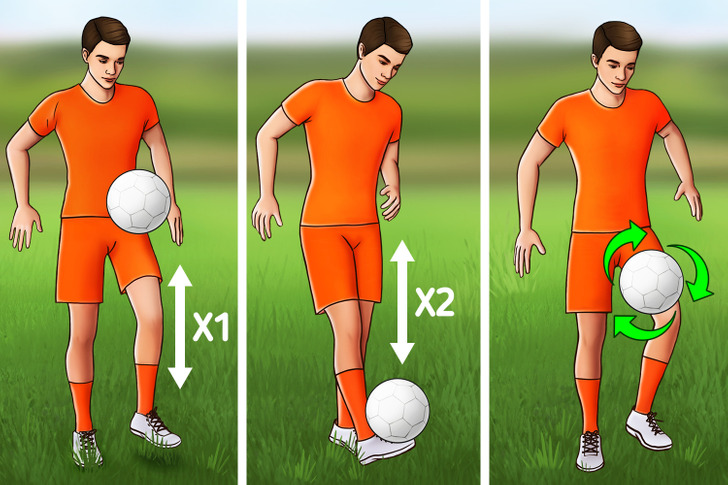 Как научиться набивать мяч. Как научиться набивать мяч на ноге.